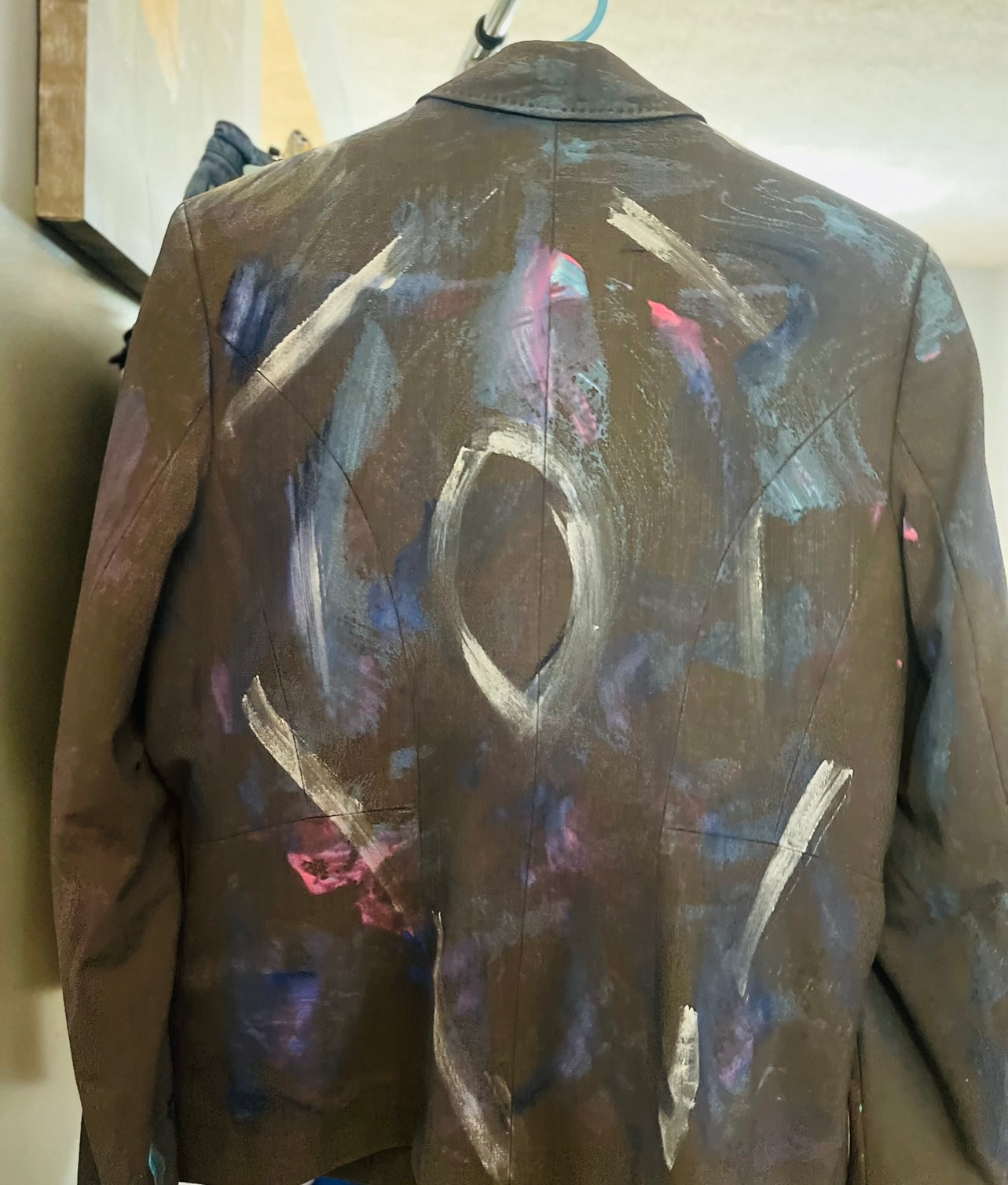 3R COLORFUL HAND PAINTED BLAZER
