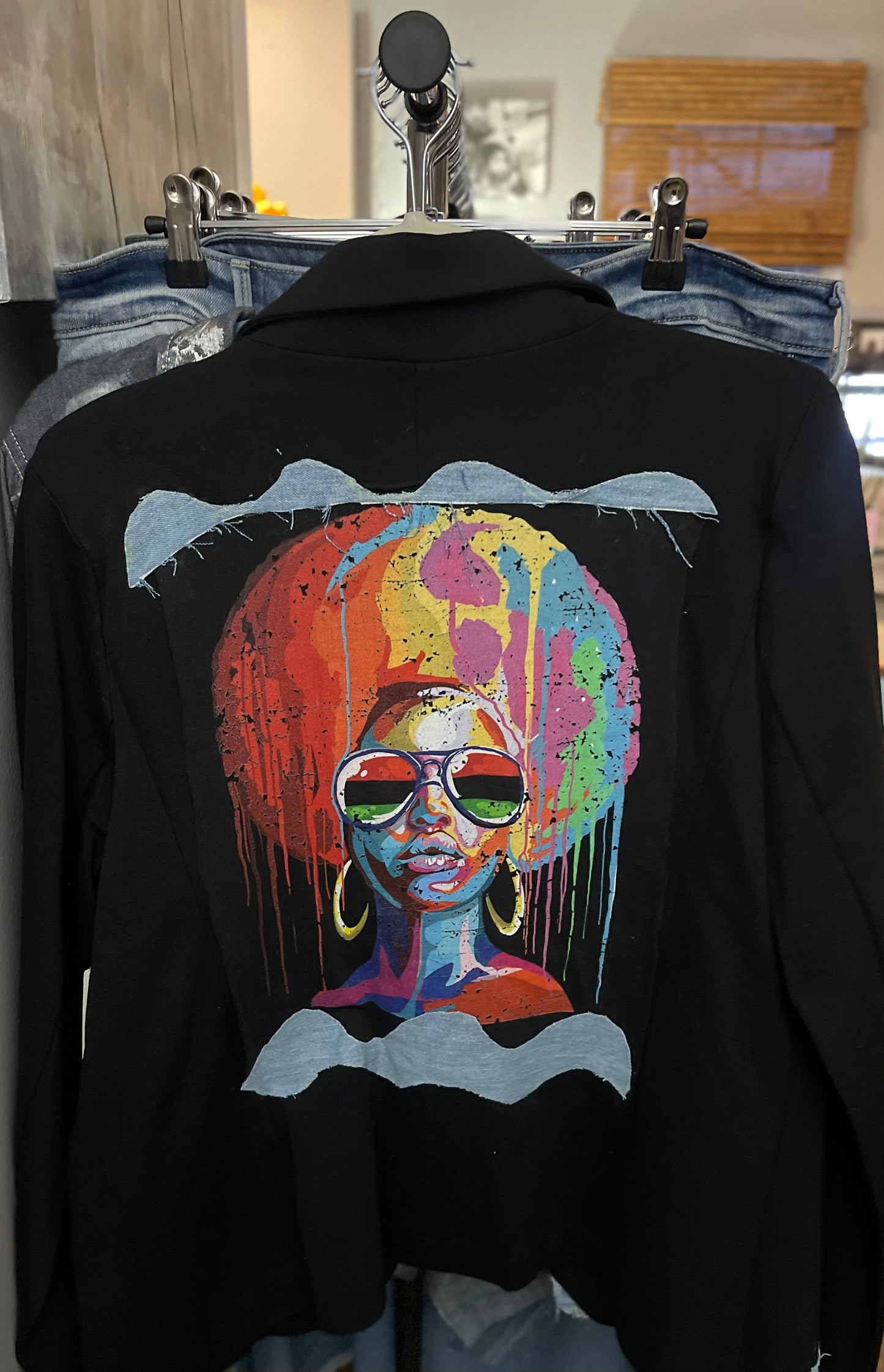 AFRO QUEEN BLACK BLAZER