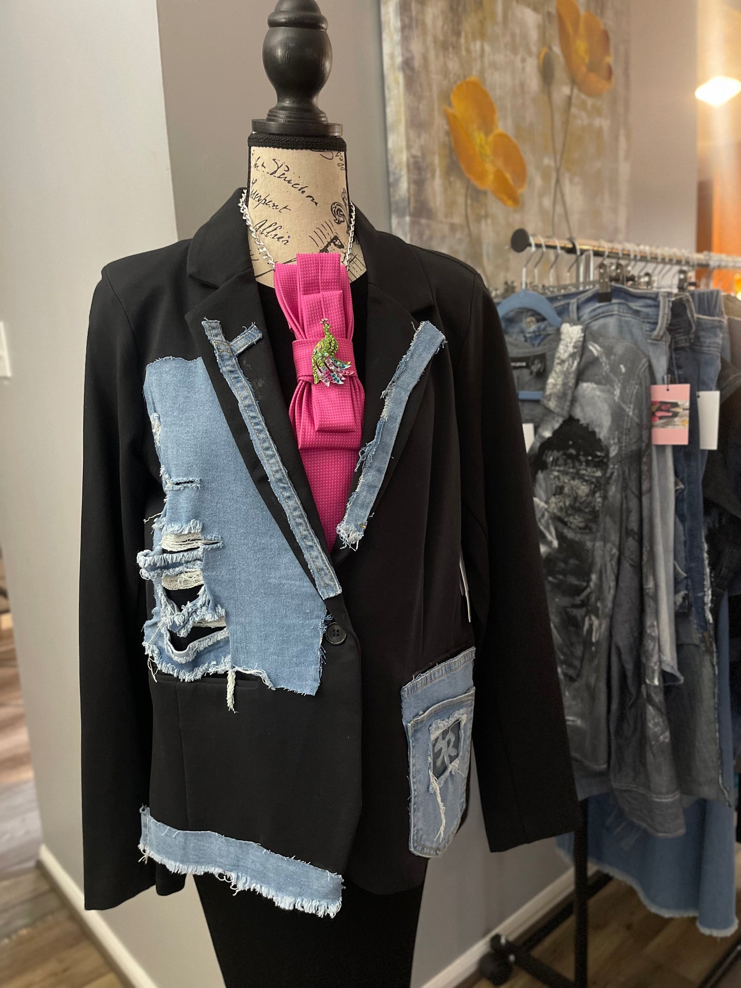 AFRO QUEEN BLACK BLAZER