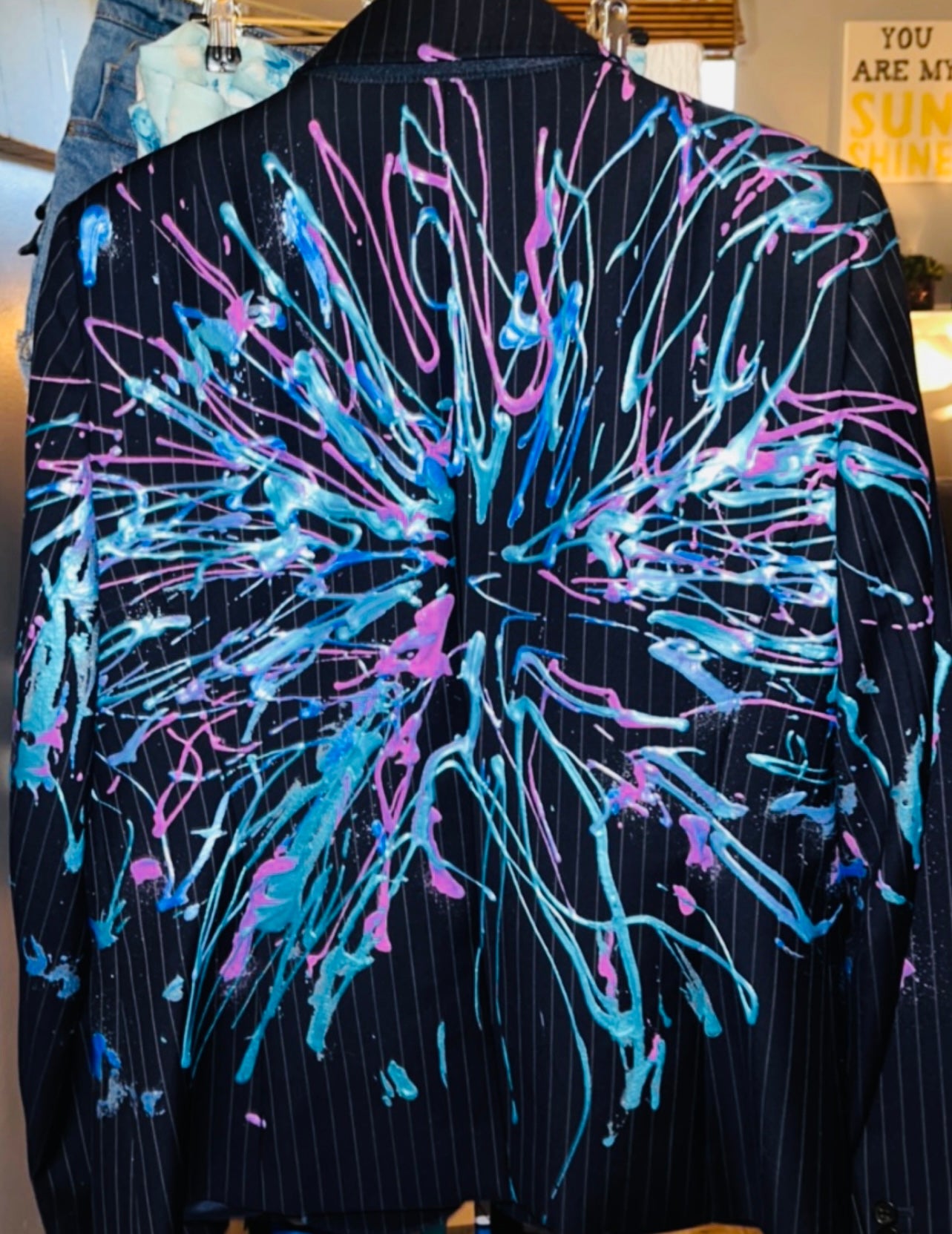 THE SUNBURST HAND PAINTED BLAZER