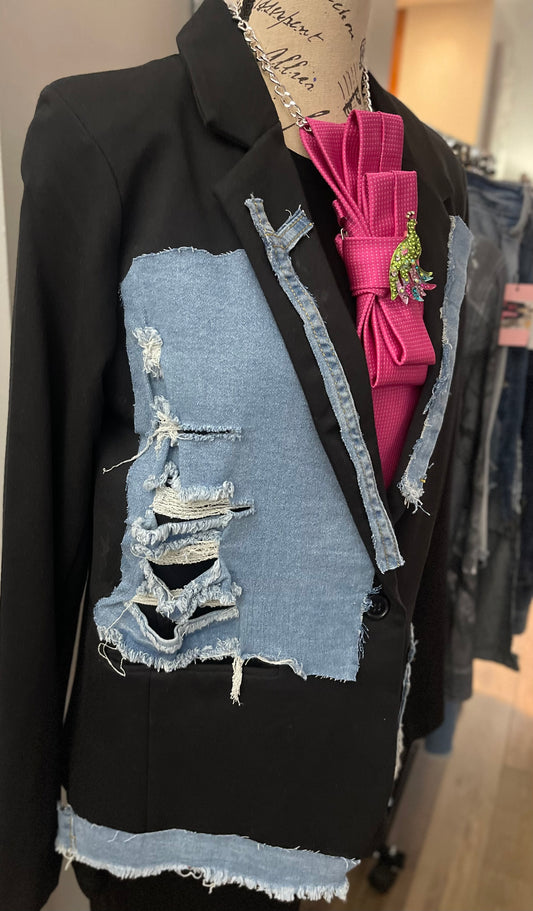 AFRO QUEEN BLACK BLAZER