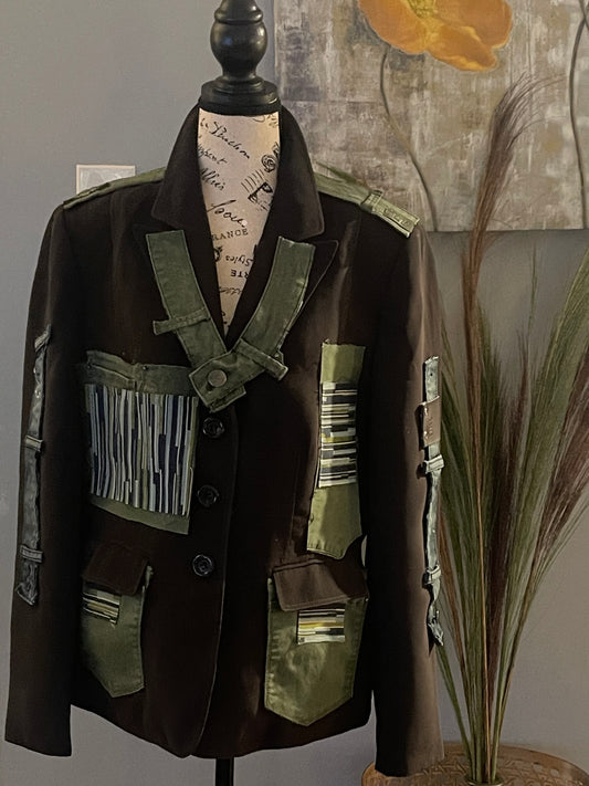 THE CHOCOLATE ARMY ACCENT PATCHES BLAZER